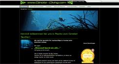 Desktop Screenshot of cenote-diving.com